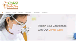 Desktop Screenshot of gracedentalclinic.com